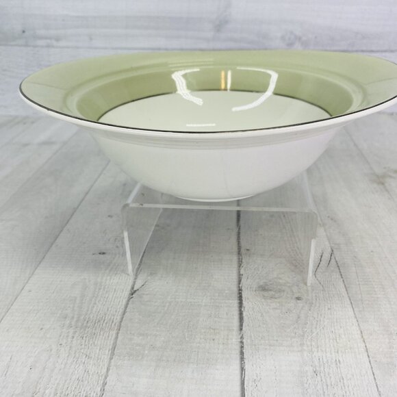 Johnson Brothers JB878 SNOWHITE England Ironstone Floral Green 1 Qt Serving Bowl - Picture 4 of 16